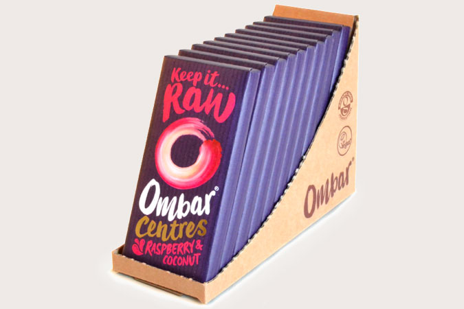Ombar Centres - Raspberry & Coconut Display Box POS